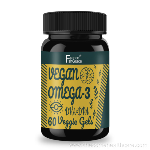 Vegan Omega 3 DHA DPA fish oil supplement